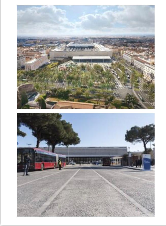 A piazza dei Cinquecento gli alberi ancora non ci sono, ma Fs rassicura: ne pianteremo 107