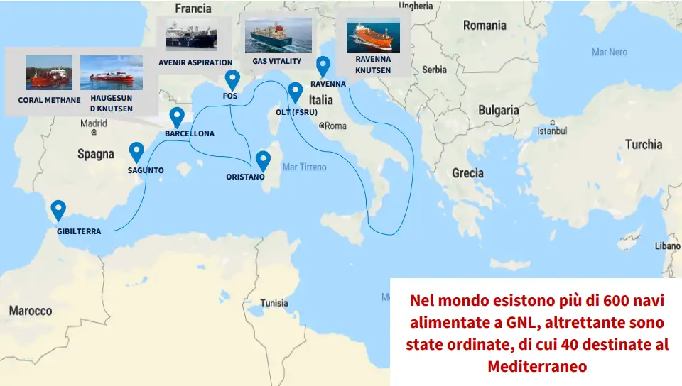 Navi, depositi costieri, obiettivi e direttive Ue di decarbonizzazione, trasporti pesanti: il mercato Gnl atteso dal RILANCIO. Nel 2024 volumi venduti fermi a 160mila tonnellate ma dal 2025 al 2030 +25-33% ogni anno