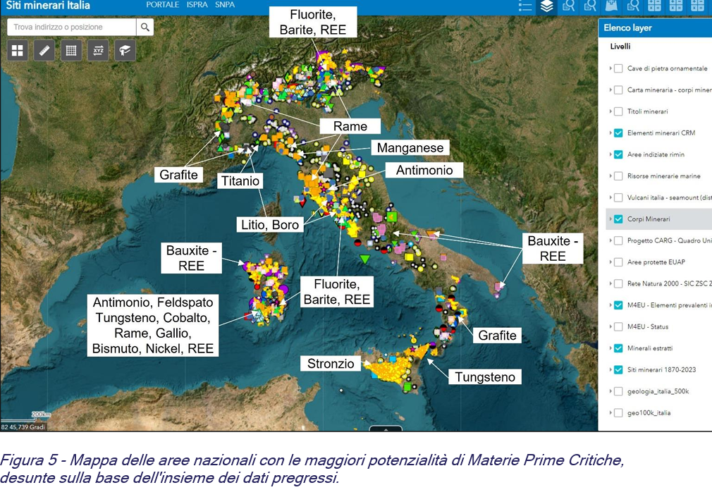 Materie prime critiche, al VIA il programma nazionale esplorativo per 14 progetti. La prima fase d’indagine costerà 3,5 milioni, coinvolte 15 unità e oltre 400 addetti