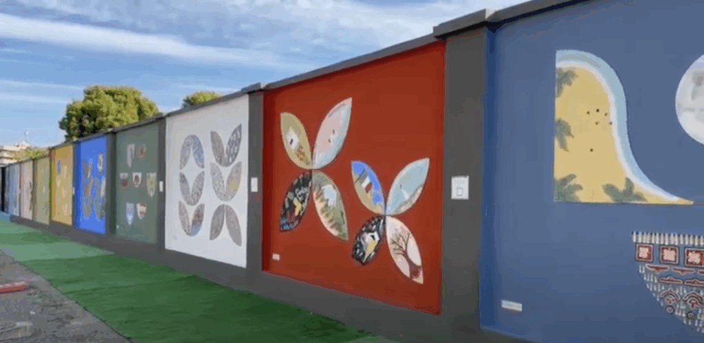 Murà, street art in 375 atti al Parco di Giustizia di Bari