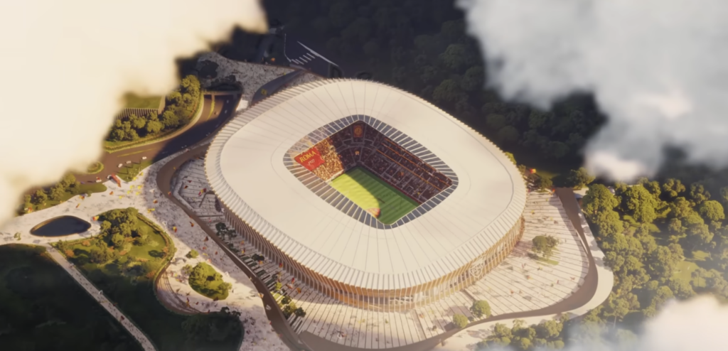 Avanza lo stadio della Roma, consegnato il Pfte