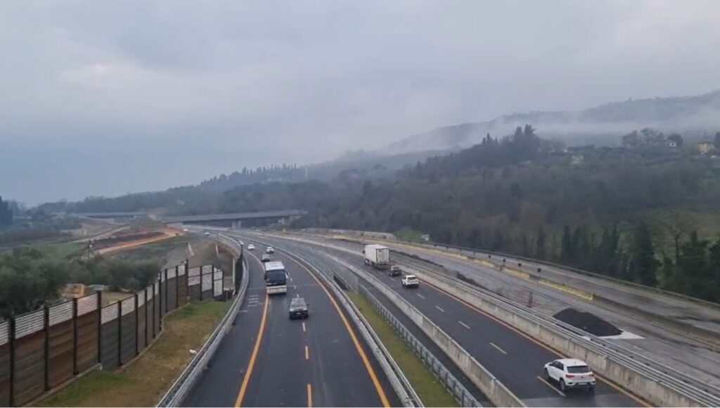 A1, aperto al traffico il nuovo viadotto Ribuio