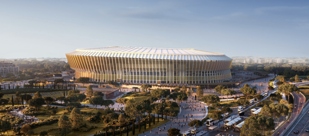 Pietralata, i dettagli del masterplan per lo stadio della Roma: 12 opere annesse. Rfi: serve un atto condiviso, 5 punti da rivedere