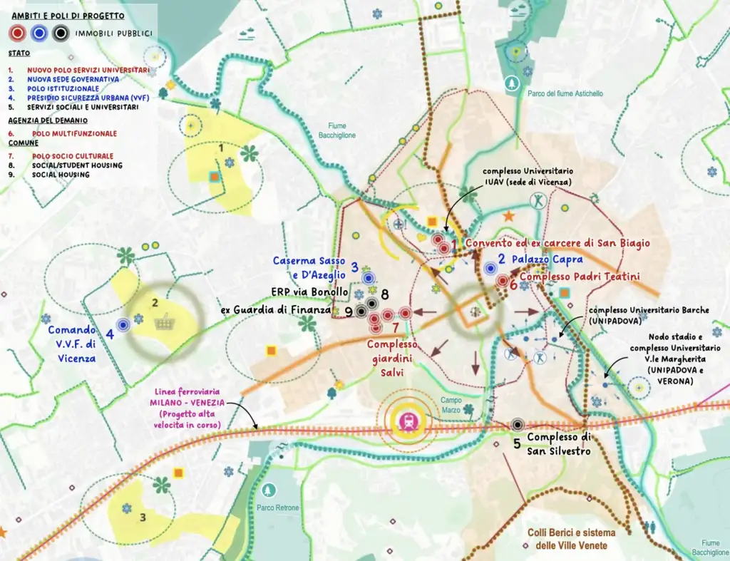 Demanio, il Piano città di Vicenza parte da 9 immobili