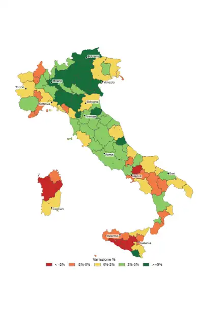 Meno abitanti ma 732 mila famiglie in più: l’Italia 2035 si restringe, la crescita è concentrata nelle città e nelle aree produttive del Centro-Nord